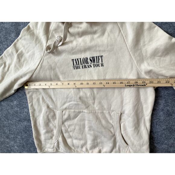 Taylor Swift hoodie concert The Eras tour Beige small pullover - Picture 6 of 8